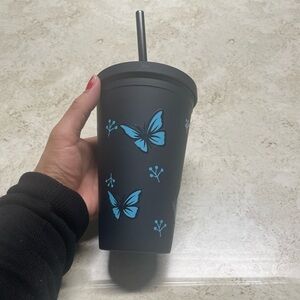 New 12oz Butterfly tumbler